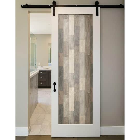 RoomMates Black Weathered Wood Plank Peel & Stick Wallpaper